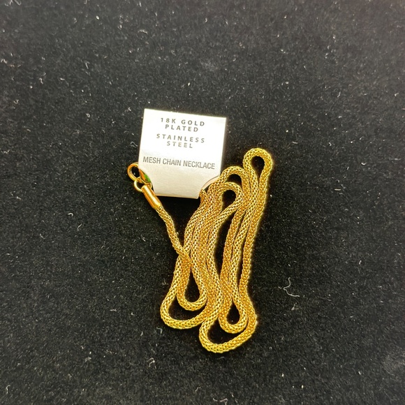 LOUIS VUITTON LV Lock and Key Set NECKLACE With New 18" Mesh Chain - Picture 2 of 3